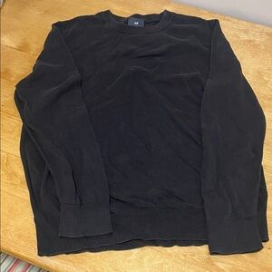 H&M Men's Crewneck Sweater in Black